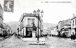 Bone - Colonne Randon et Faubourg - 1914